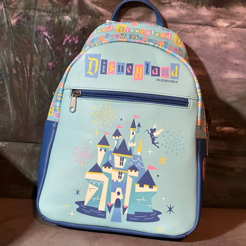 Disneyland 65 anniversary backpack bag funko limited Loungefly style 65th NWT